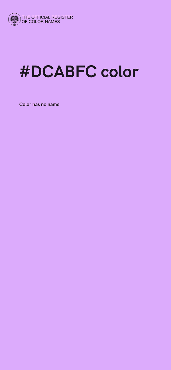 #DCABFC color image