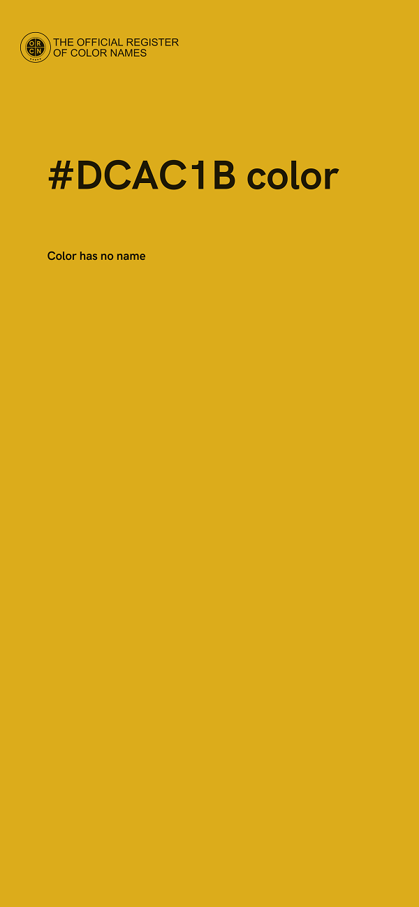 #DCAC1B color image