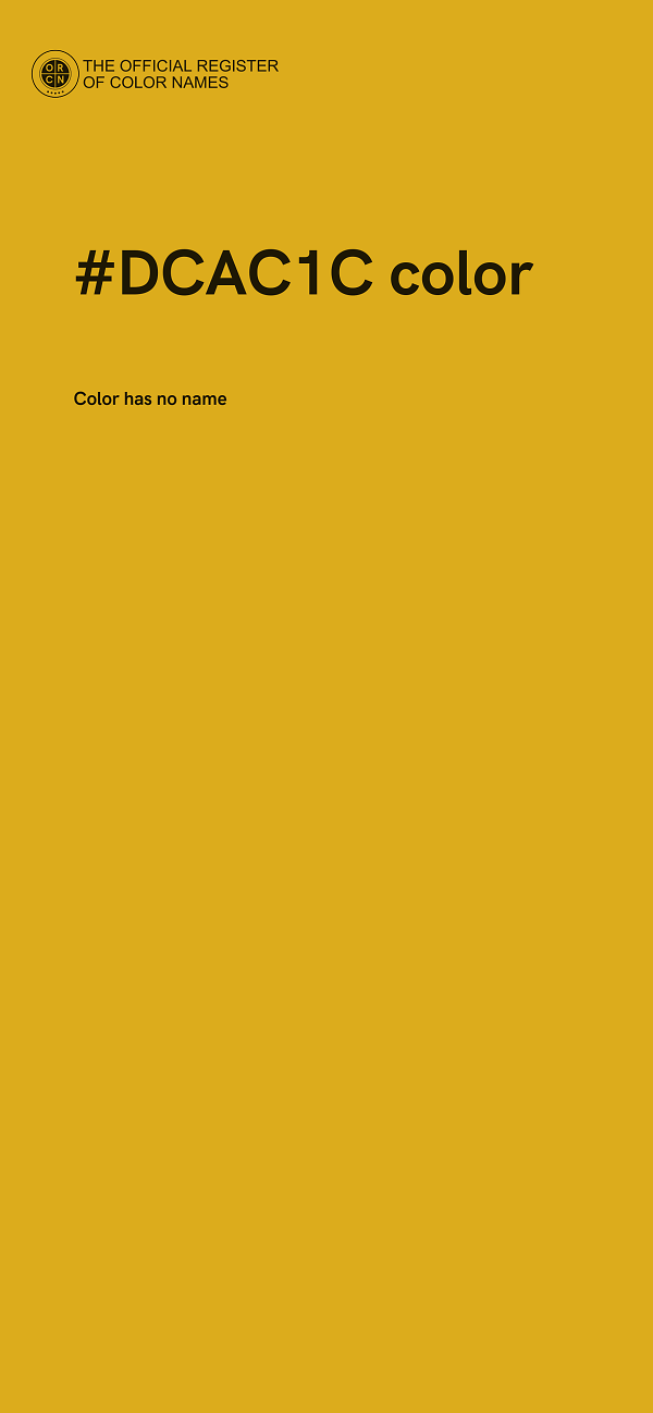 #DCAC1C color image