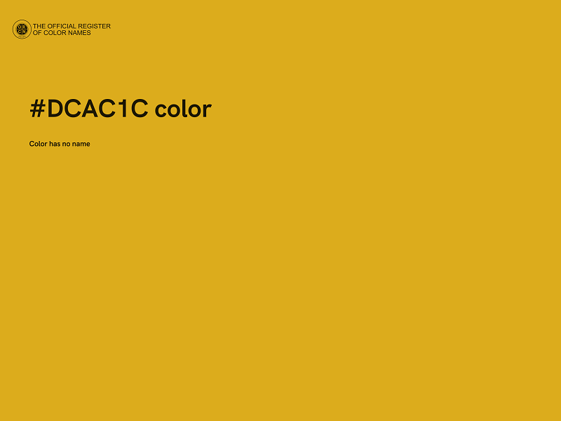 #DCAC1C color image