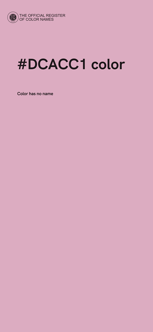 #DCACC1 color image
