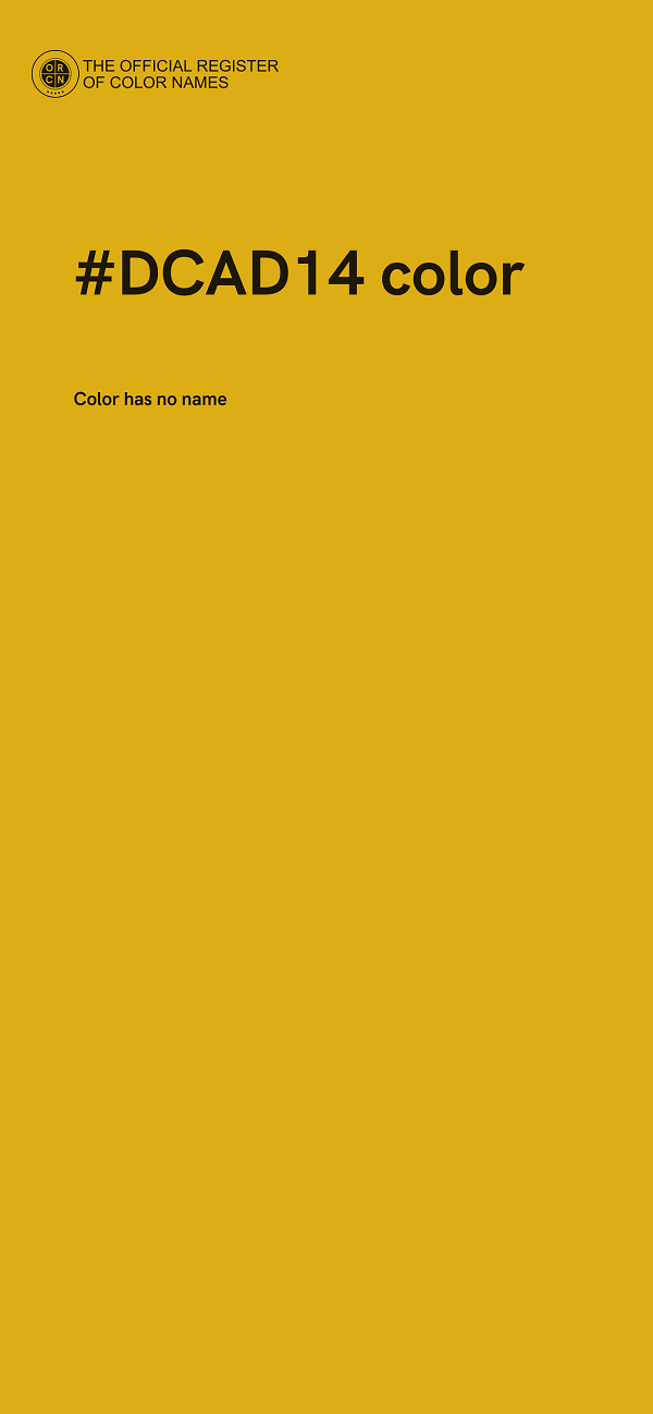 #DCAD14 color image