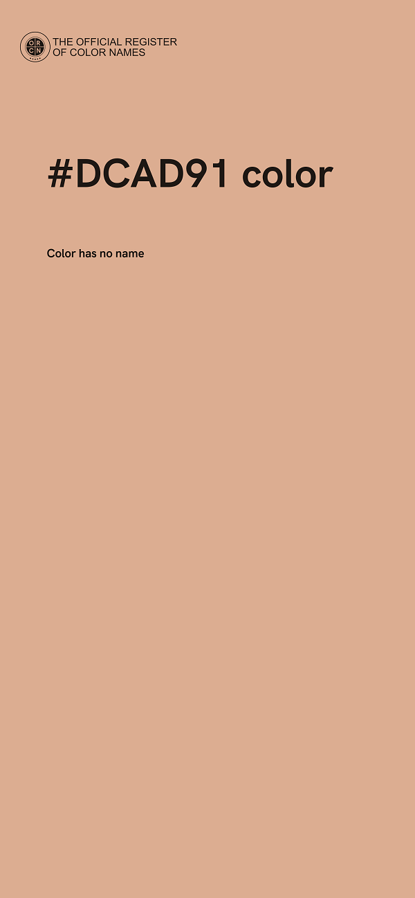 #DCAD91 color image
