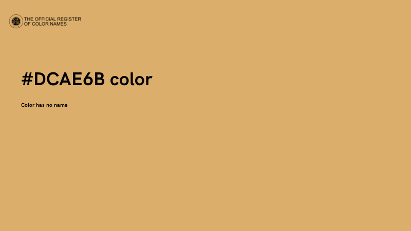 #DCAE6B color image
