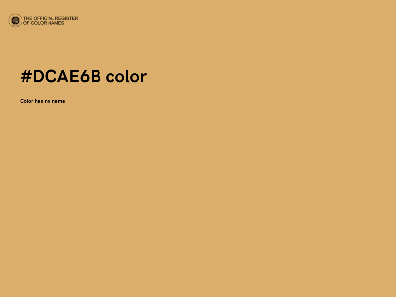 #DCAE6B color image