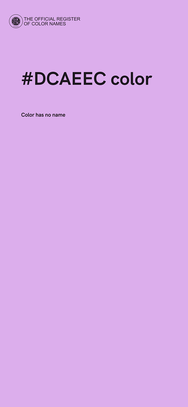 #DCAEEC color image