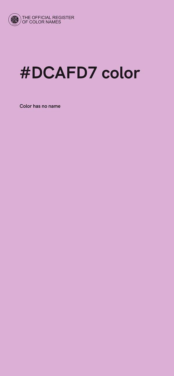 #DCAFD7 color image