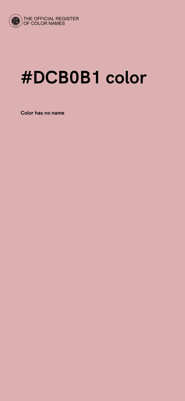 #DCB0B1 color image