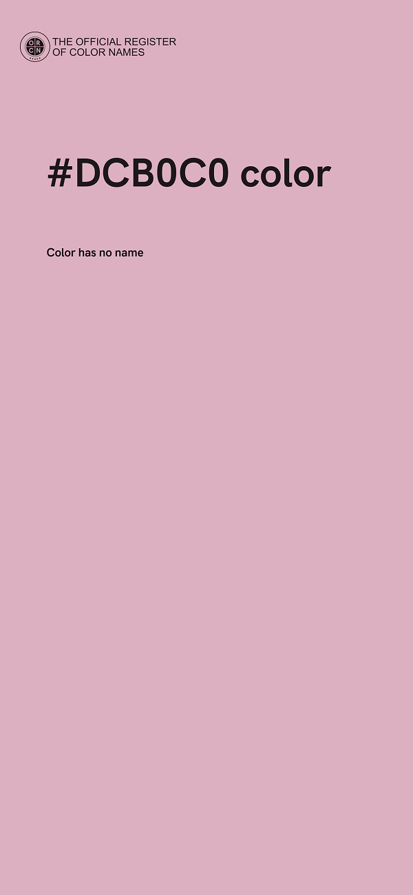 #DCB0C0 color image