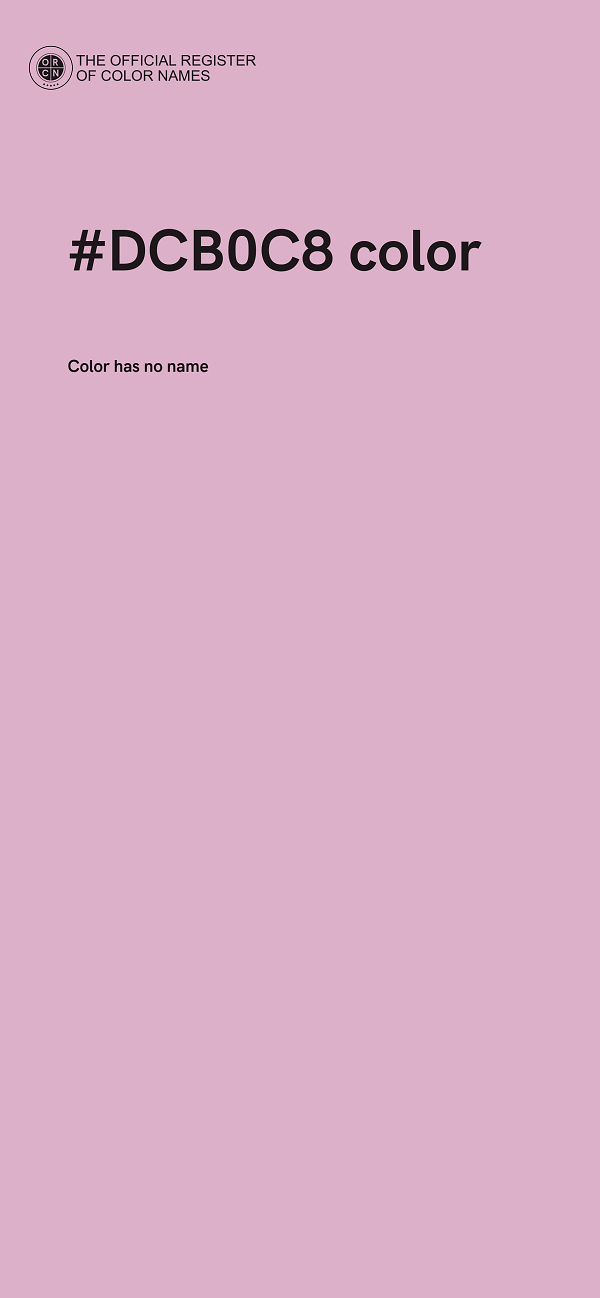 #DCB0C8 color image