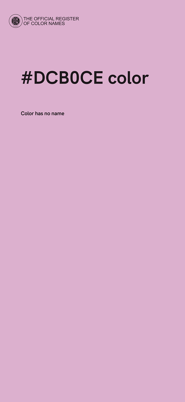#DCB0CE color image