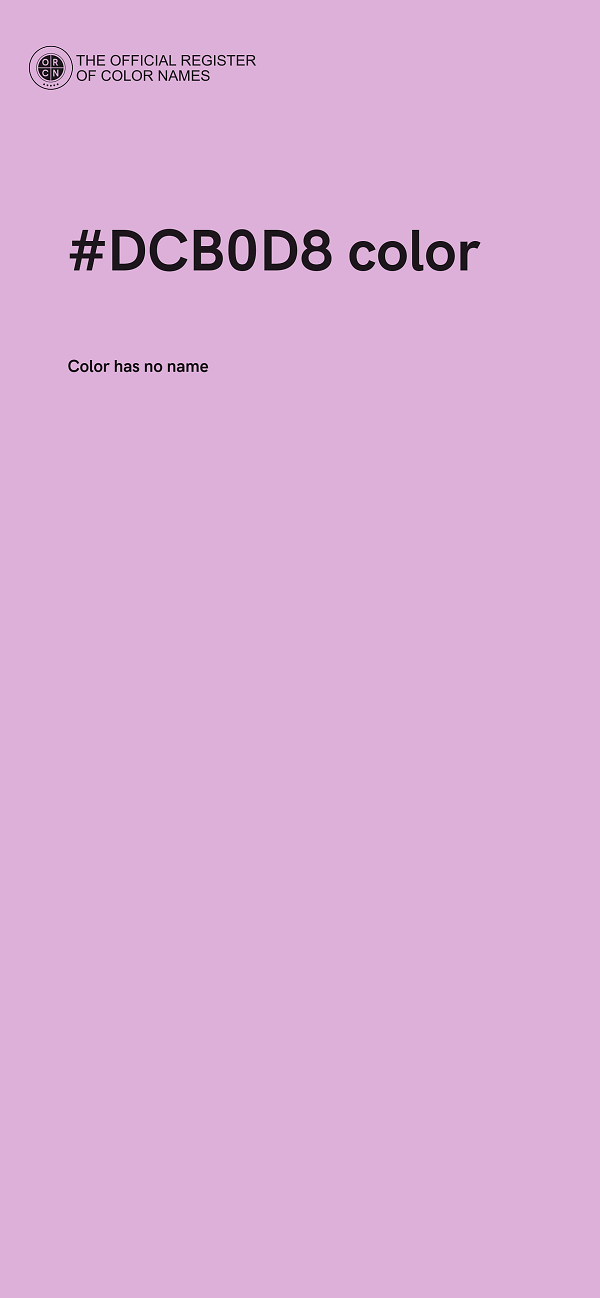 #DCB0D8 color image