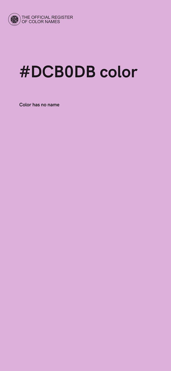 #DCB0DB color image