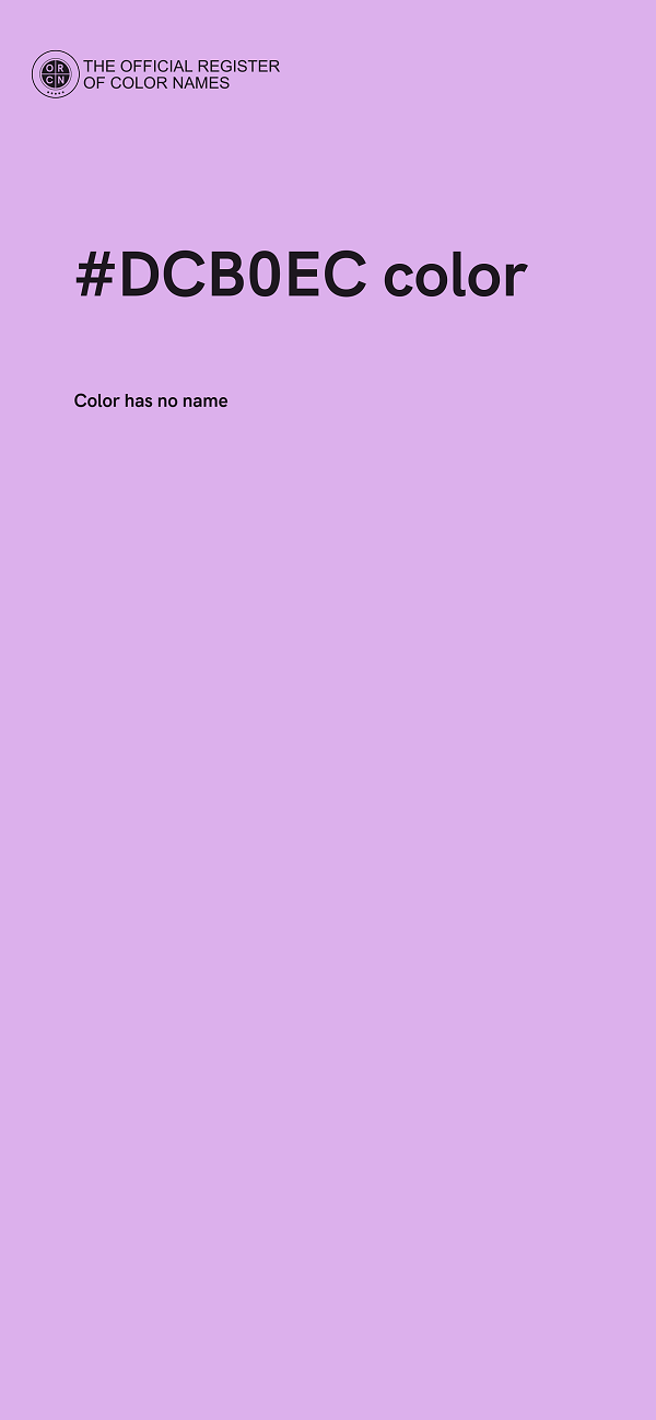 #DCB0EC color image