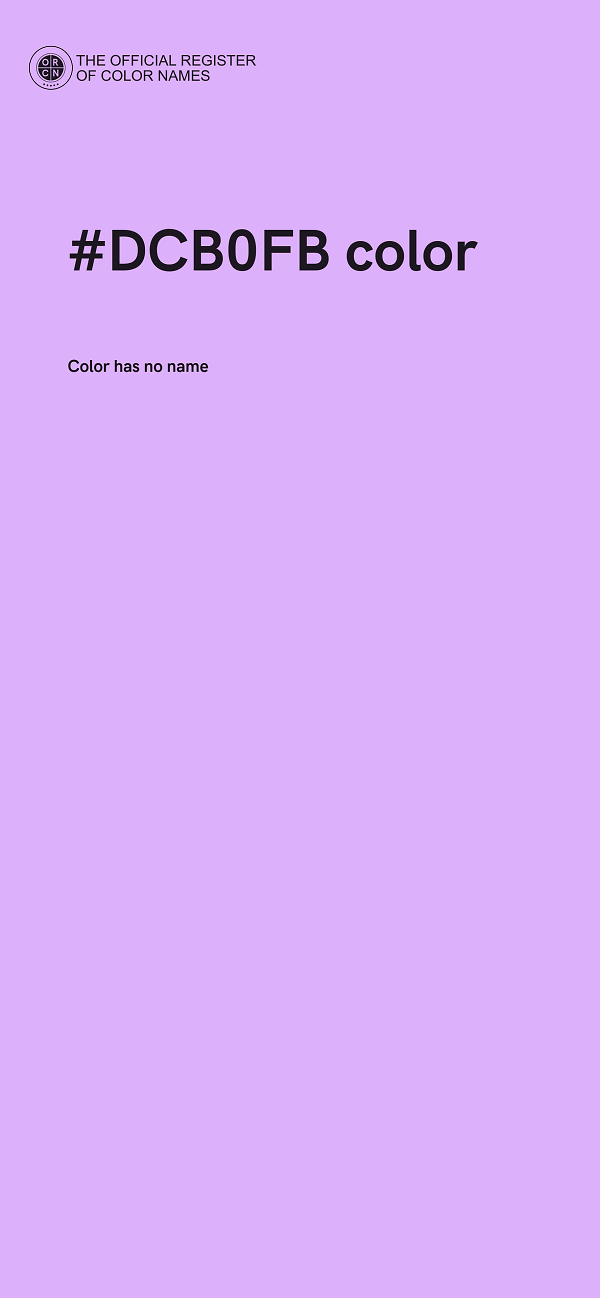 #DCB0FB color image
