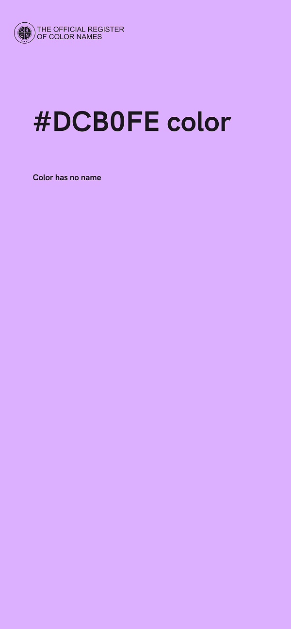 #DCB0FE color image