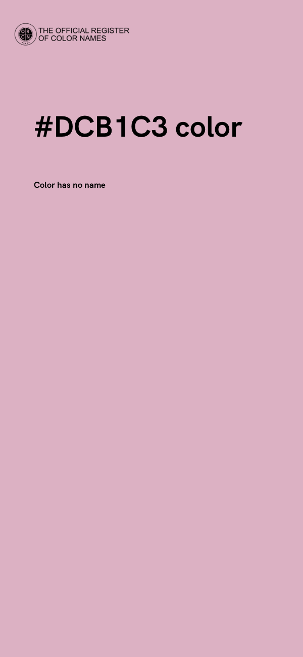 #DCB1C3 color image