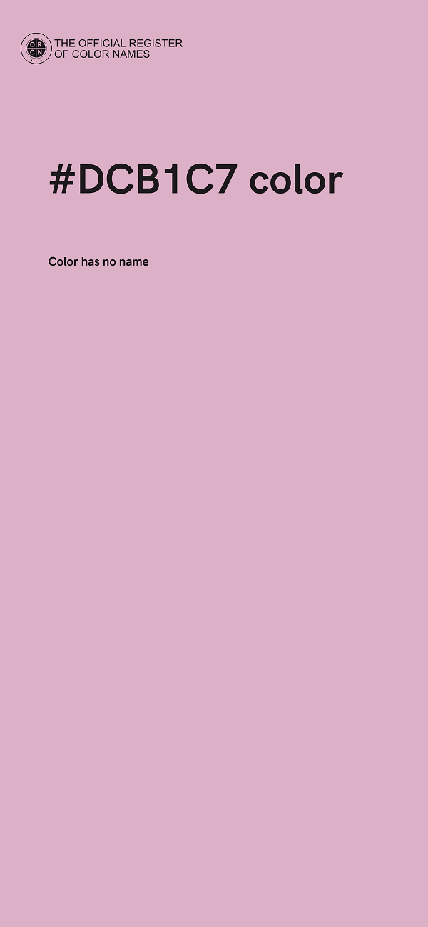#DCB1C7 color image