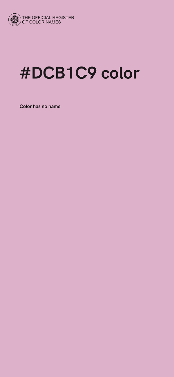 #DCB1C9 color image