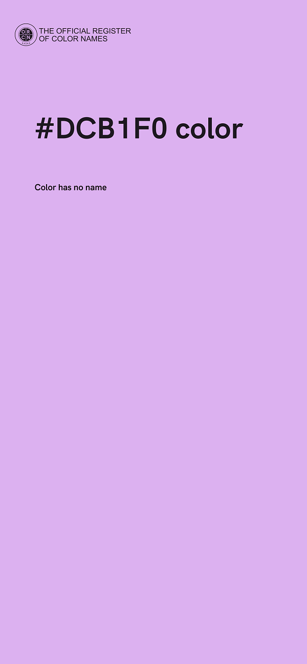 #DCB1F0 color image