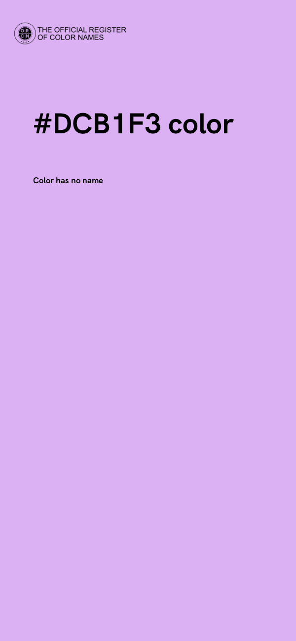 #DCB1F3 color image