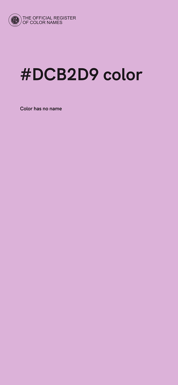 #DCB2D9 color image