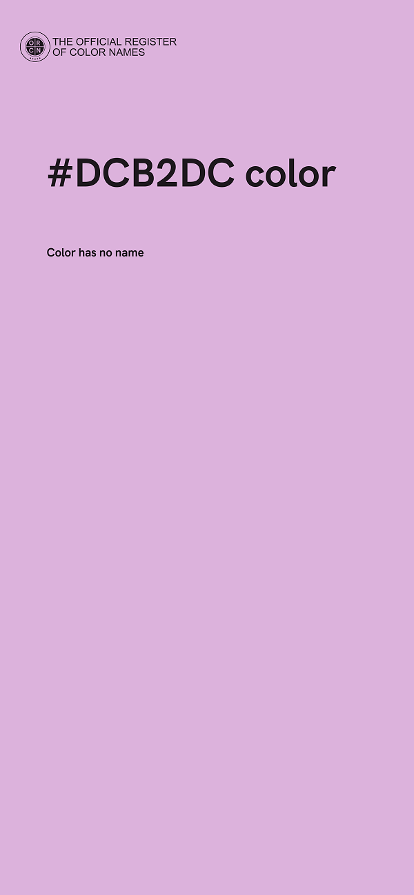 #DCB2DC color image