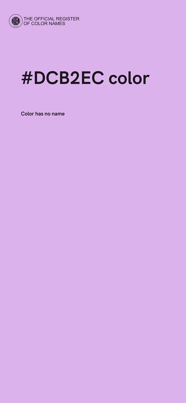 #DCB2EC color image