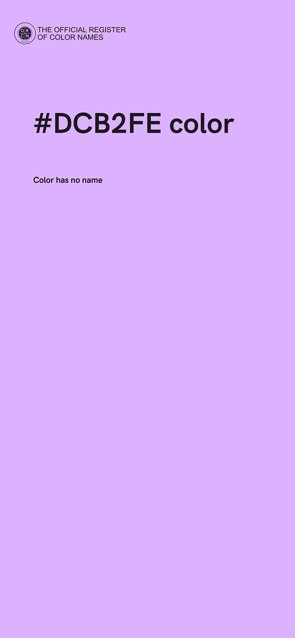 #DCB2FE color image