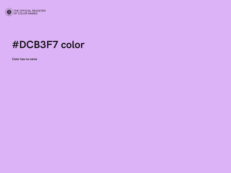 #DCB3F7 color image