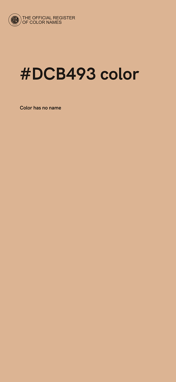 #DCB493 color image