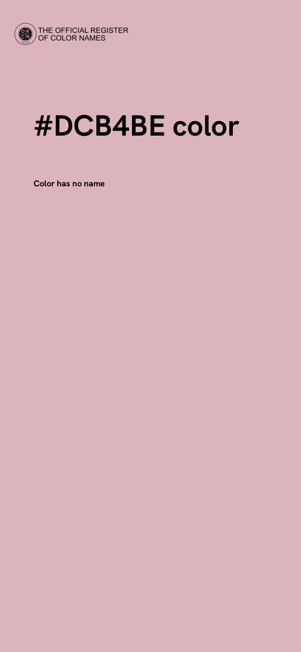 #DCB4BE color image