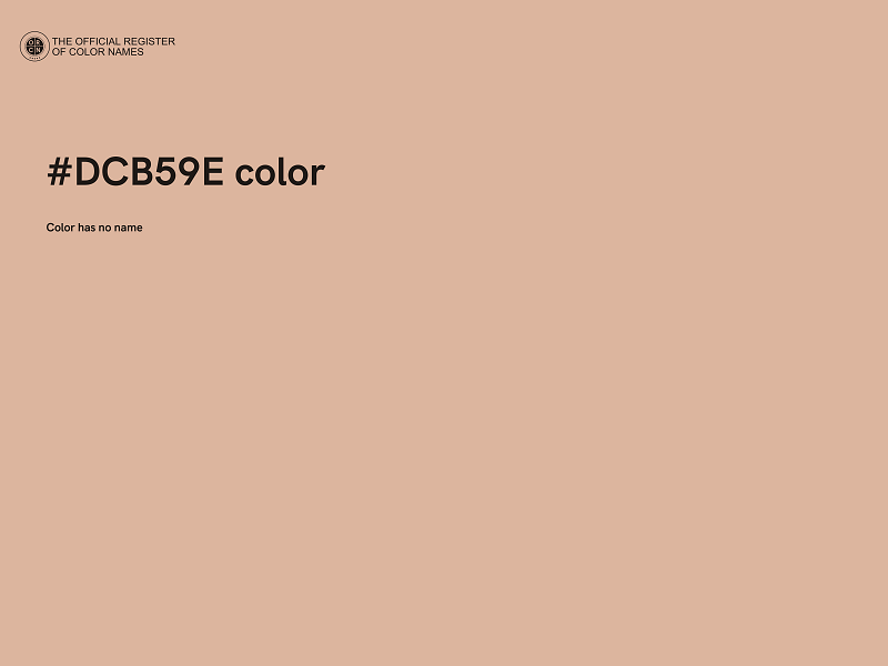 #DCB59E color image