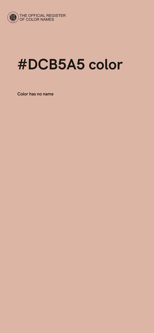 #DCB5A5 color image