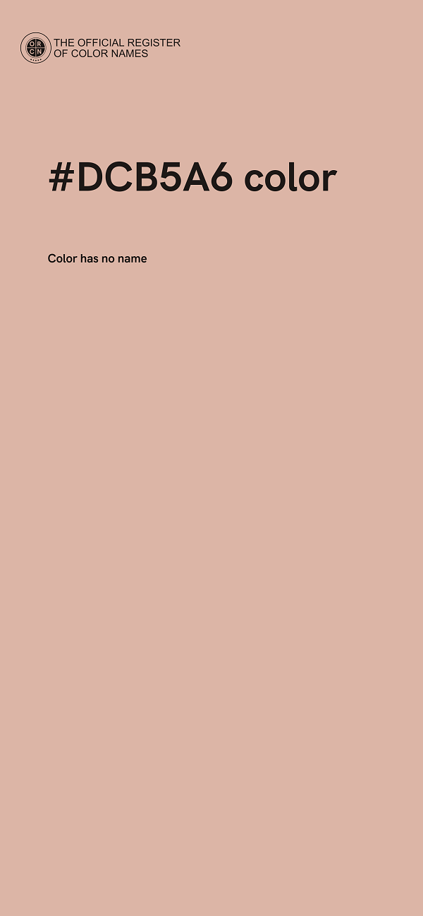 #DCB5A6 color image