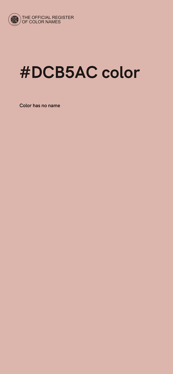 #DCB5AC color image