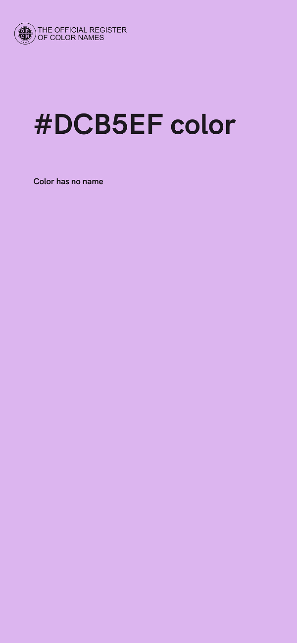 #DCB5EF color image