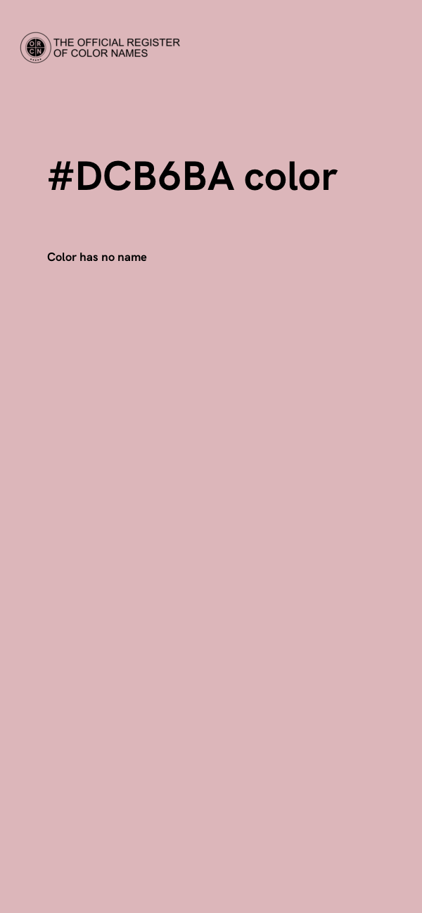 #DCB6BA color image