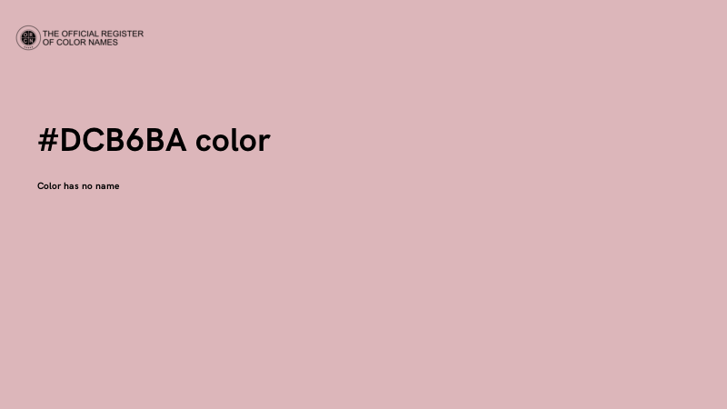 #DCB6BA color image