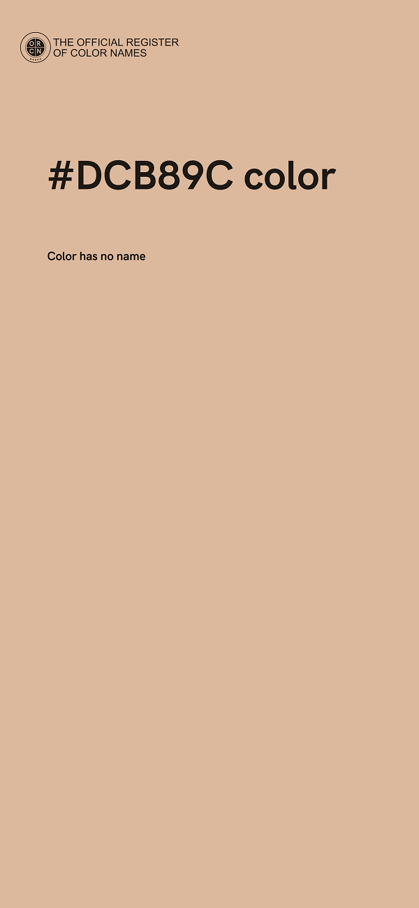 #DCB89C color image