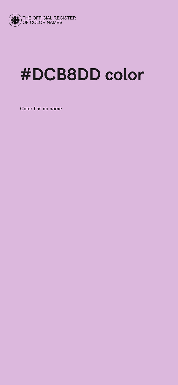 #DCB8DD color image