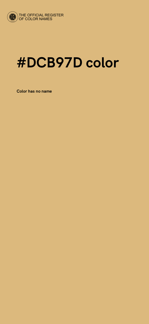 #DCB97D color image