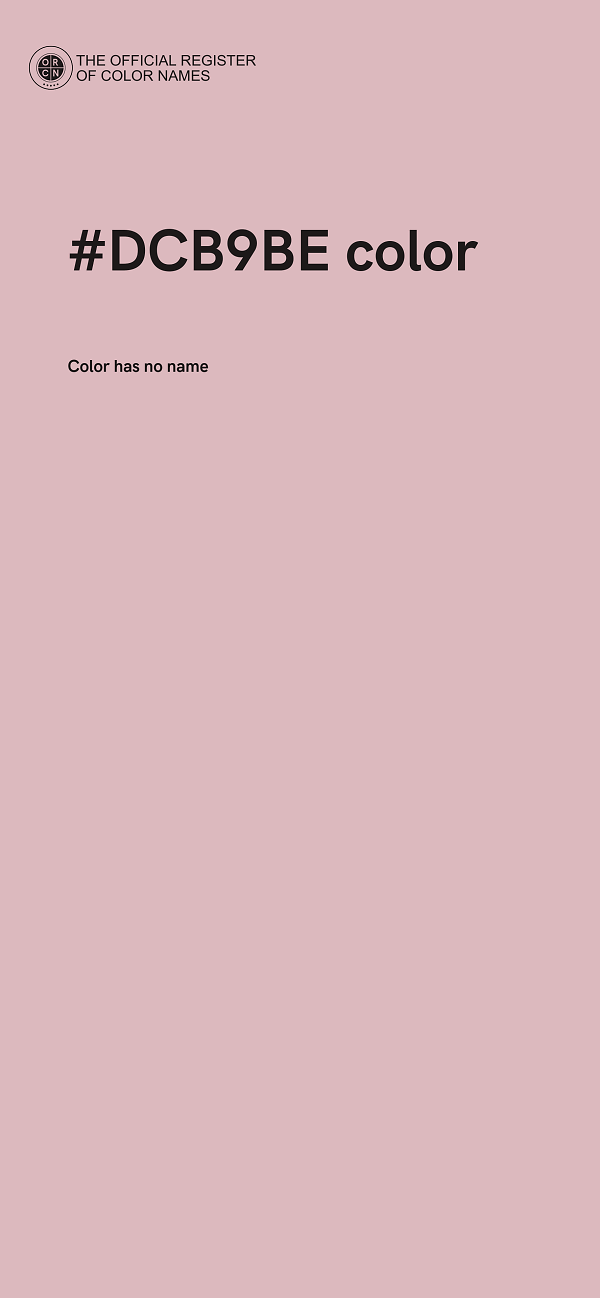 #DCB9BE color image