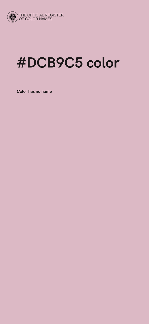 #DCB9C5 color image