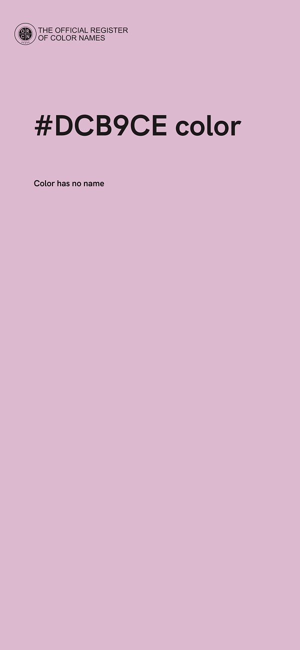 #DCB9CE color image