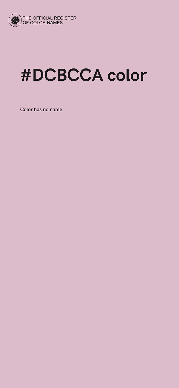 #DCBCCA color image