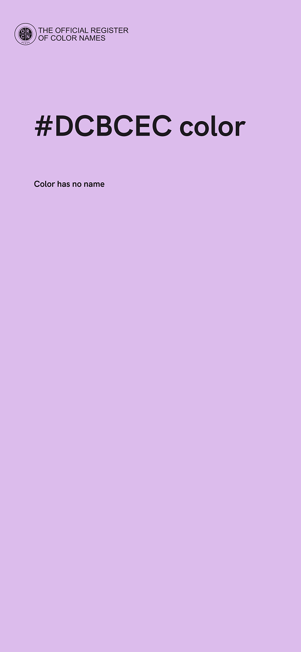 #DCBCEC color image