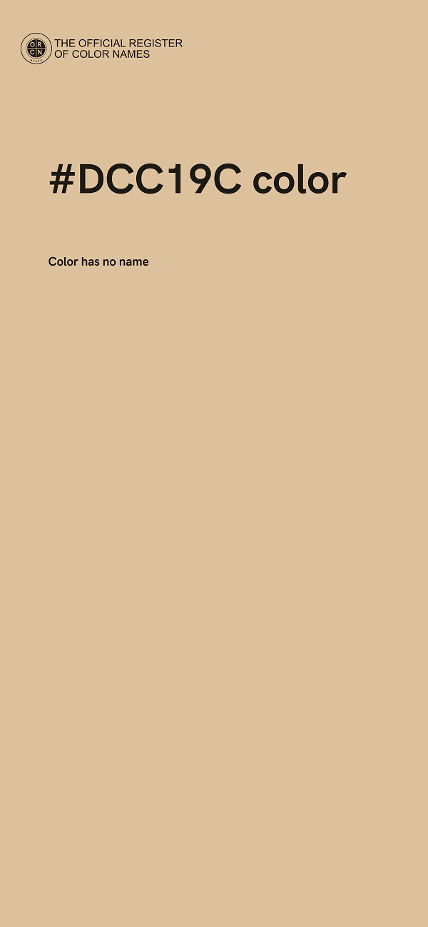 #DCC19C color image