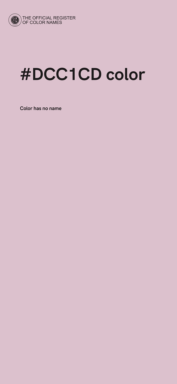 #DCC1CD color image