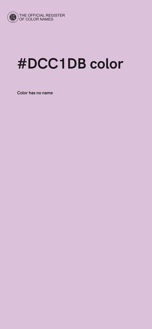 #DCC1DB color image